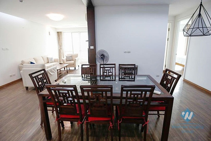 Beautiful three bedrooms apartment for rent in P building, Ciputra, Tay Ho, Ha Noi